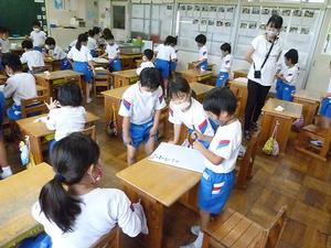 授業風景 ７月３１日 越前市 武生南小学校